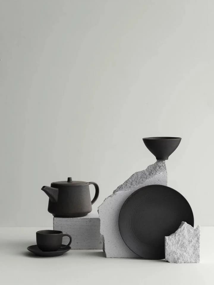 blomus Teekanne KUMI Keramik Braun 1l Spülmaschinenfest