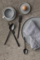 blomus Besteck-Set STELLA 4-tlg. Edelstahl Schwarz/Gold/Silber Bild 1