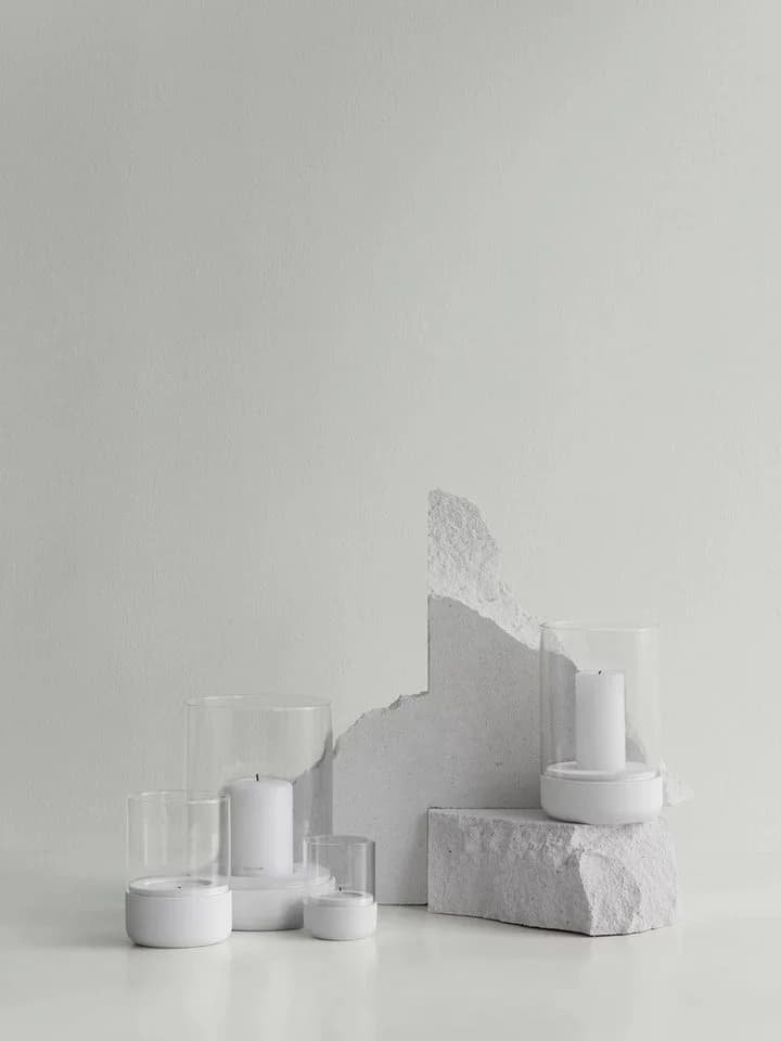 blomus Windlicht Calma Beton Lily White (L) - Bild 3