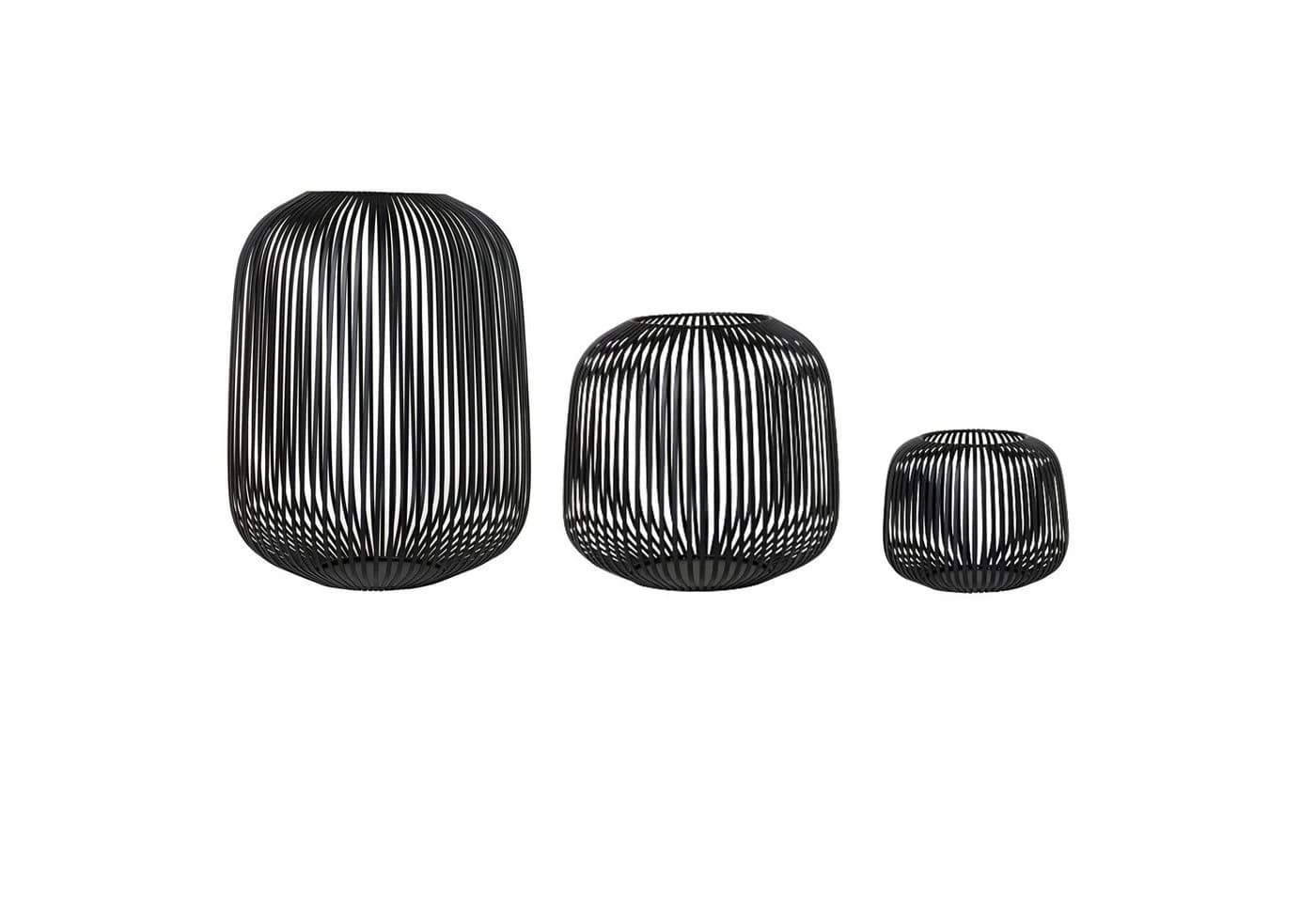 blomus Windlicht LITO 3er Set Laterne Kerzenhalter Stahl - Bild 2