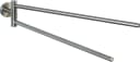 WENKO Handtuchhalter Bosio, silber, Edelstahl, mit 2 Armen Bild 2