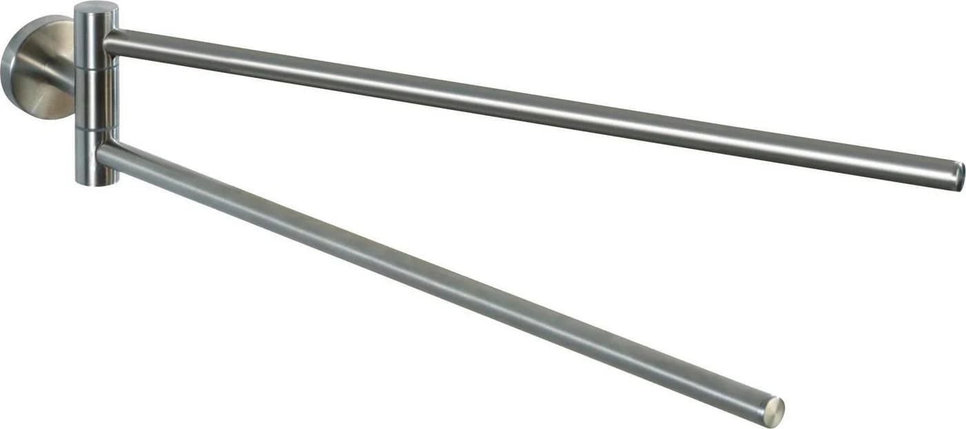 WENKO Handtuchhalter Bosio, silber, Edelstahl, mit 2 Armen - Bild 2
