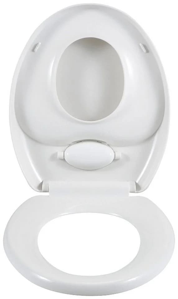 WENKO Kinder-WC-Sitz Family Weiß Mit Absenkautomatik
