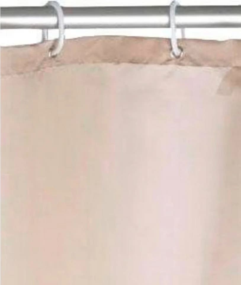 WENKO Duschvorhang Uni Beige Anti-Schimmel Polyester - Bild 3