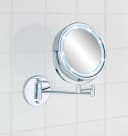 WENKO Wandspiegel Power-Loc® LED Modell Lumi Schwarz 5-fach Vergrößerung Bild 5