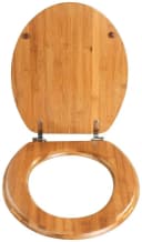 WENKO WC-Sitz Bambus Dunkel Bild 1