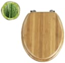 WENKO WC-Sitz Bambus Dunkel Bild 2