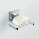 WENKO Seifenhalter Quadro mit Vacuum-Loc® System Silber/Transparent Bild 3
