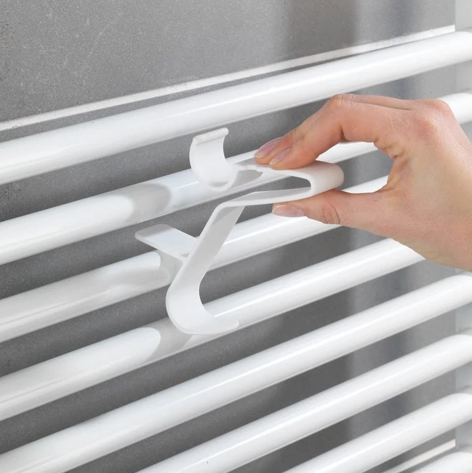 WENKO Handtuchhaken Transparent für Heizkörper - Bild 3
