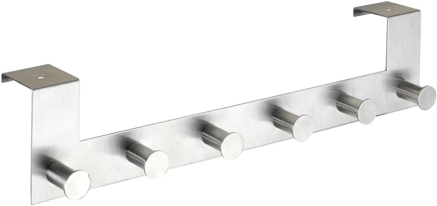 WENKO Türhaken Celano Silber Edelstahl Hakenleiste 6 Haken - Bild 2