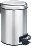 WENKO Kosmetikeimer Leman Schwarz Edelstahl 3 Liter Bild 2
