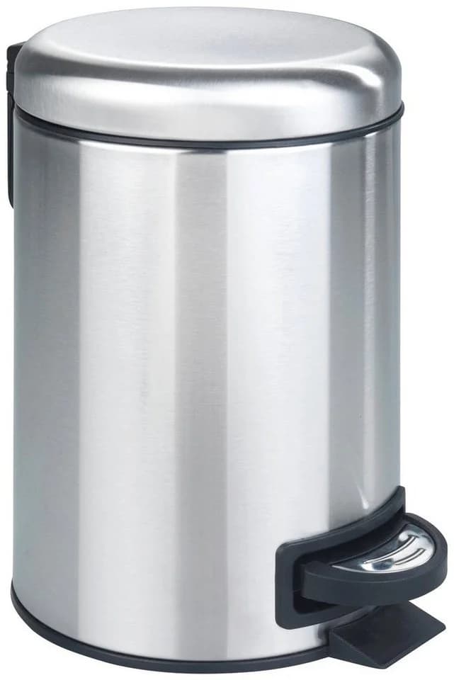 WENKO Kosmetikeimer Leman Schwarz Edelstahl 3 Liter - Bild 2