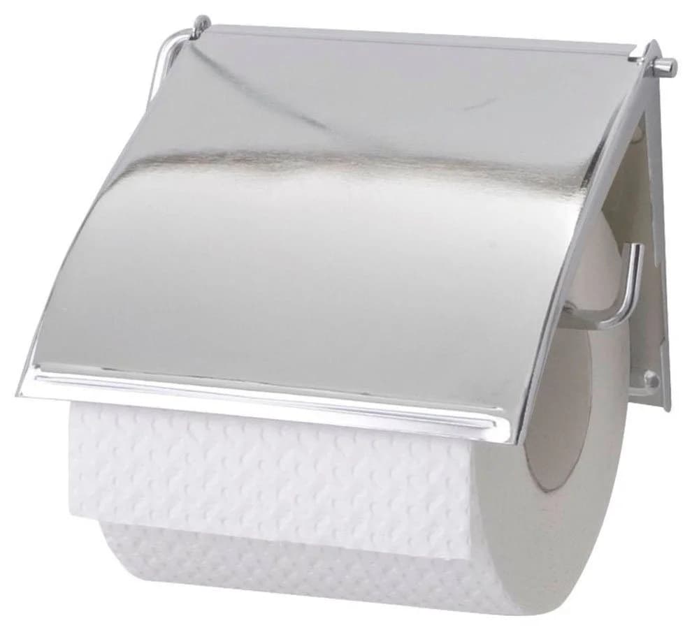 WENKO Toilettenpapierhalter Cover Chrom mit geschlossener Form - Bild 2