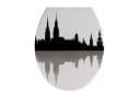 WENKO WC-Sitz Hamburg Skyline Duroplast mit Absenkautomatik Bild 2