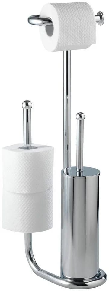 WENKO WC-Garnitur Universalo mit Toilettenpapierhalter und WC-Bürstenhalter