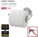 WENKO Toilettenpapierhalter Turbo-Loc® Silber Chrom Bild 4