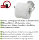 WENKO Toilettenpapierhalter Turbo-Loc® Silber Chrom Bild 5