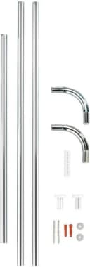 WENKO Winkelstange Universal Aluminium Silber 20mm Bild 2