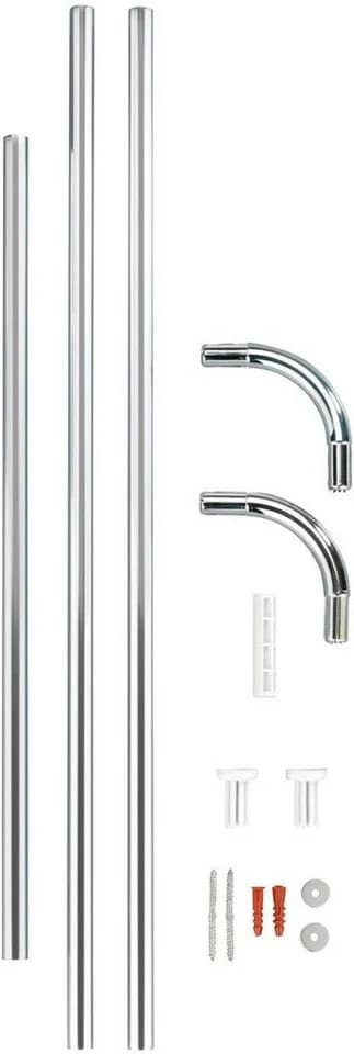 WENKO Winkelstange Universal Aluminium Silber 20mm - Bild 2