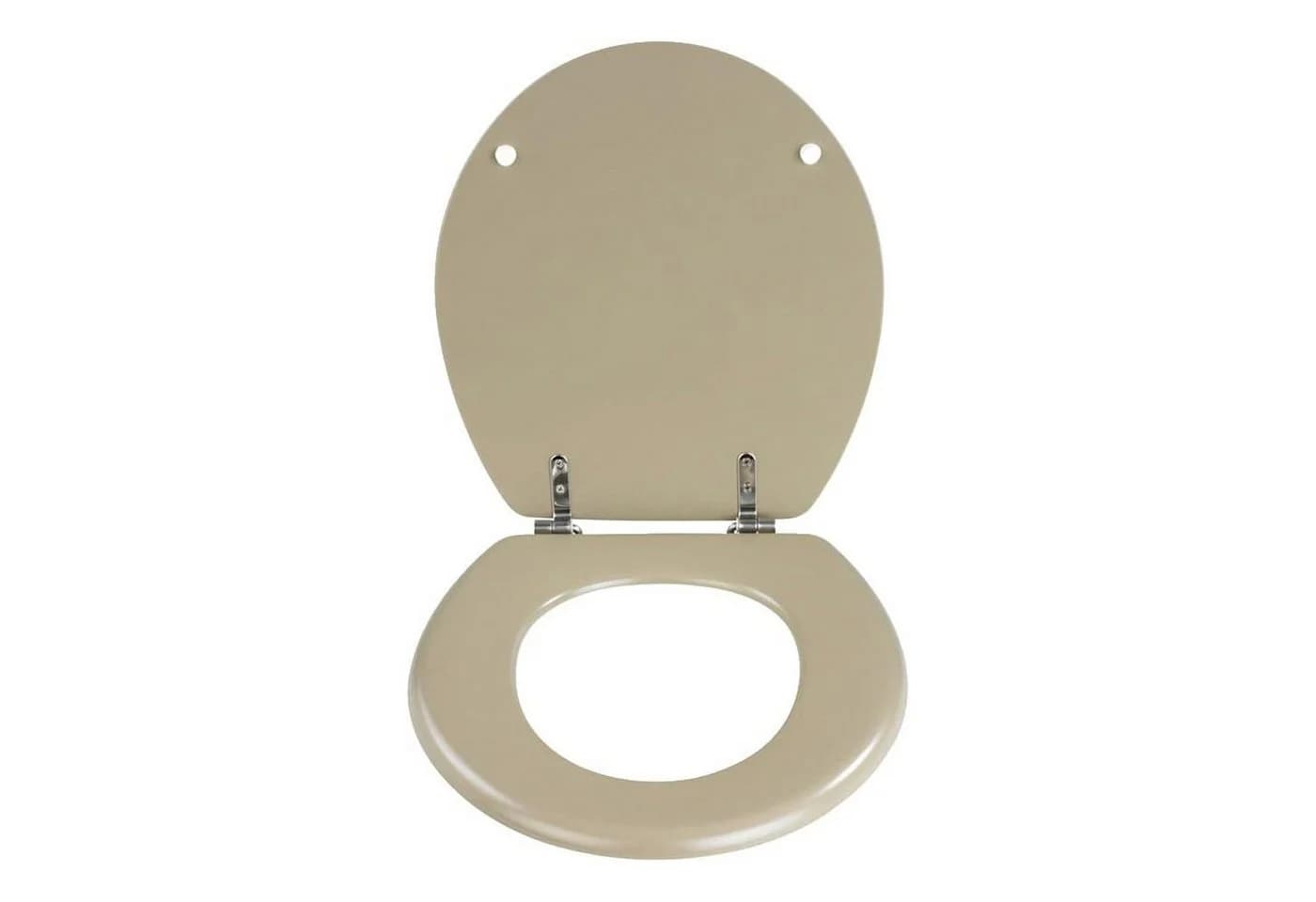 WENKO WC-Sitz MDF Sandbeige Matt Ovale Passform - Bild 3