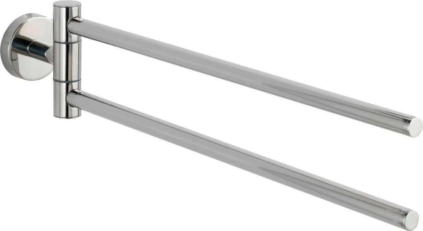 WENKO Handtuchhalter Bosio 2 Stangen Edelstahl Silber - Bild 2