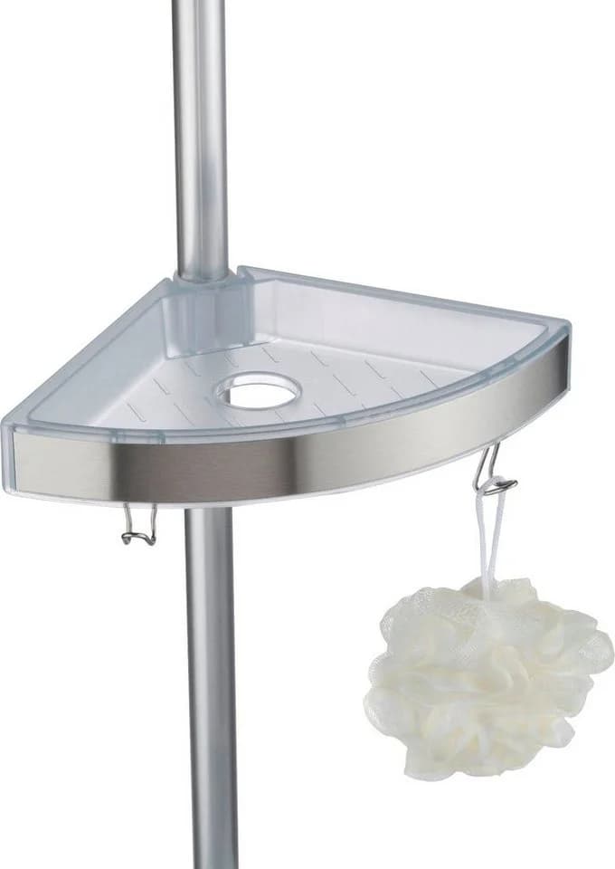 WENKO Duschablage Premium 3 Ablagen 1 Spiegel Silber Aluminium - Bild 3