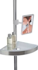 WENKO Duschablage Premium 3 Ablagen 1 Spiegel Silber Aluminium Bild 4