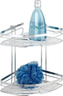 WENKO Eckregal Premium 2 Etagen Silber Edelstahl Bad Organizer Bild 3