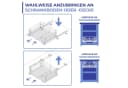 Maximex Schrankauszug Modell Midi Chrom-Optik Metall Bild 5