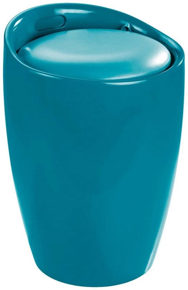 WENKO Badhocker Candy Blau mit Wäschesack - Bild 2