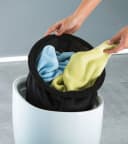 WENKO Badhocker Candy Blau mit Wäschesack Bild 3