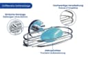 WENKO Seifenablage Vacuum-Loc® Milazzo Silber Bild 5