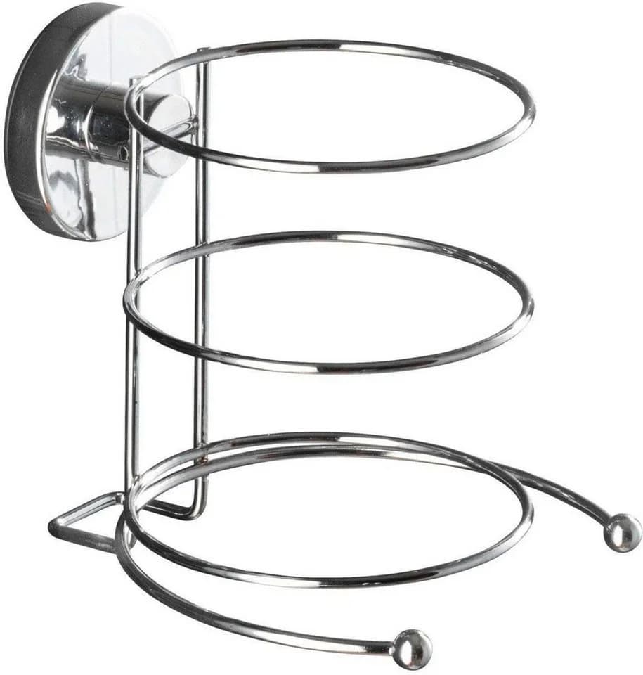 WENKO Haartrocknerhalter Vacuum-Loc Silber Stahl ohne Bohren - Bild 2