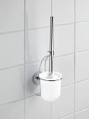 WENKO WC-Garnitur Milazzo Edelstahl Weiß Chromfarben Bild 3