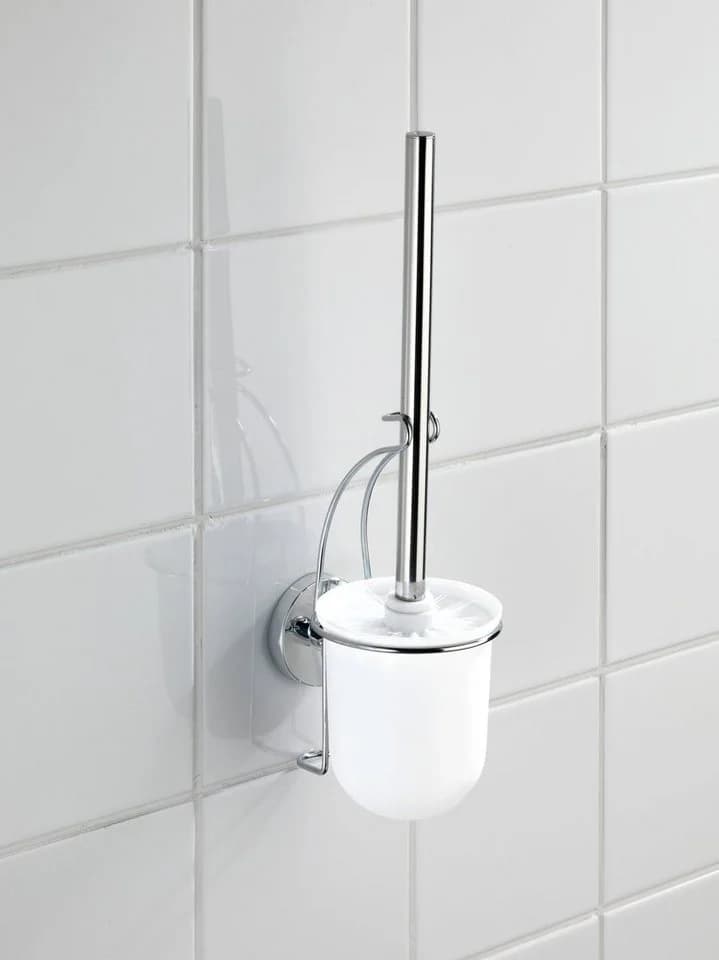 WENKO WC-Garnitur Milazzo Edelstahl Weiß Chromfarben - Bild 3