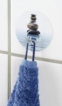 WENKO Handtuchhaken Static-Loc Wandhaken Uno Kunststoff Design Meditation Bild 1
