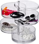 WENKO Badorganizer Tower Kosmetik-Aufbewahrung mit 4 Fächern transparent Bild 3