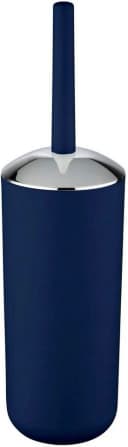 WENKO WC-Garnitur Brasil Dunkelblau - Bruchsicherer Toilettenbürstenhalter Bild 2