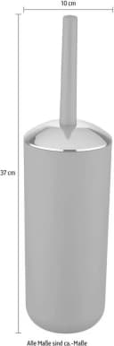 WENKO WC-Garnitur Brasil Dunkelblau - Bruchsicherer Toilettenbürstenhalter Bild 3