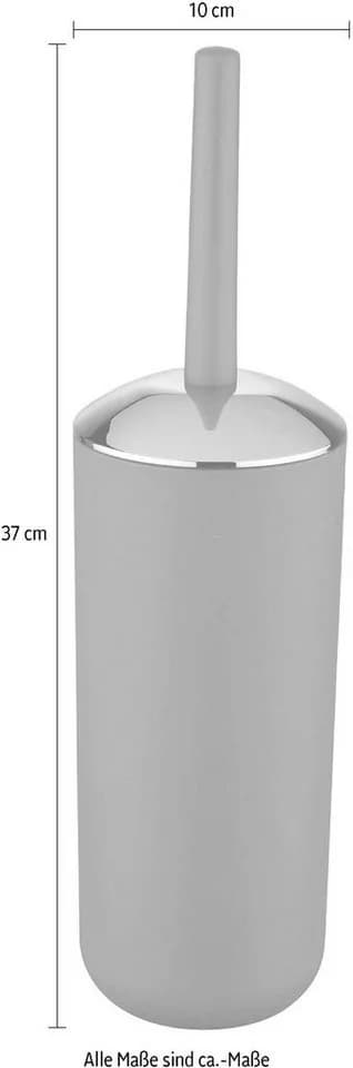 WENKO WC-Garnitur Brasil Dunkelblau - Bruchsicherer Toilettenbürstenhalter - Bild 3