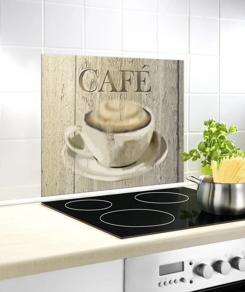 WENKO Spritzschutz Café Küchenrückwand aus gehärtetem Glas - Bild 3