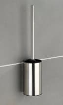 WENKO WC-Garnitur Detroit Edelstahl Schwarz Turbo-Loc Bild 1
