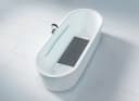 WENKO Wanneneinlage Arinos Grau Thermoplastischer Kunststoff Bild 1