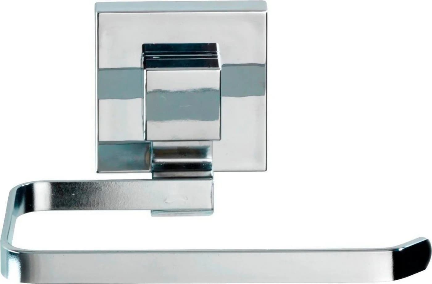 WENKO Toilettenpapierhalter Quadro Vacuum-Loc Silber