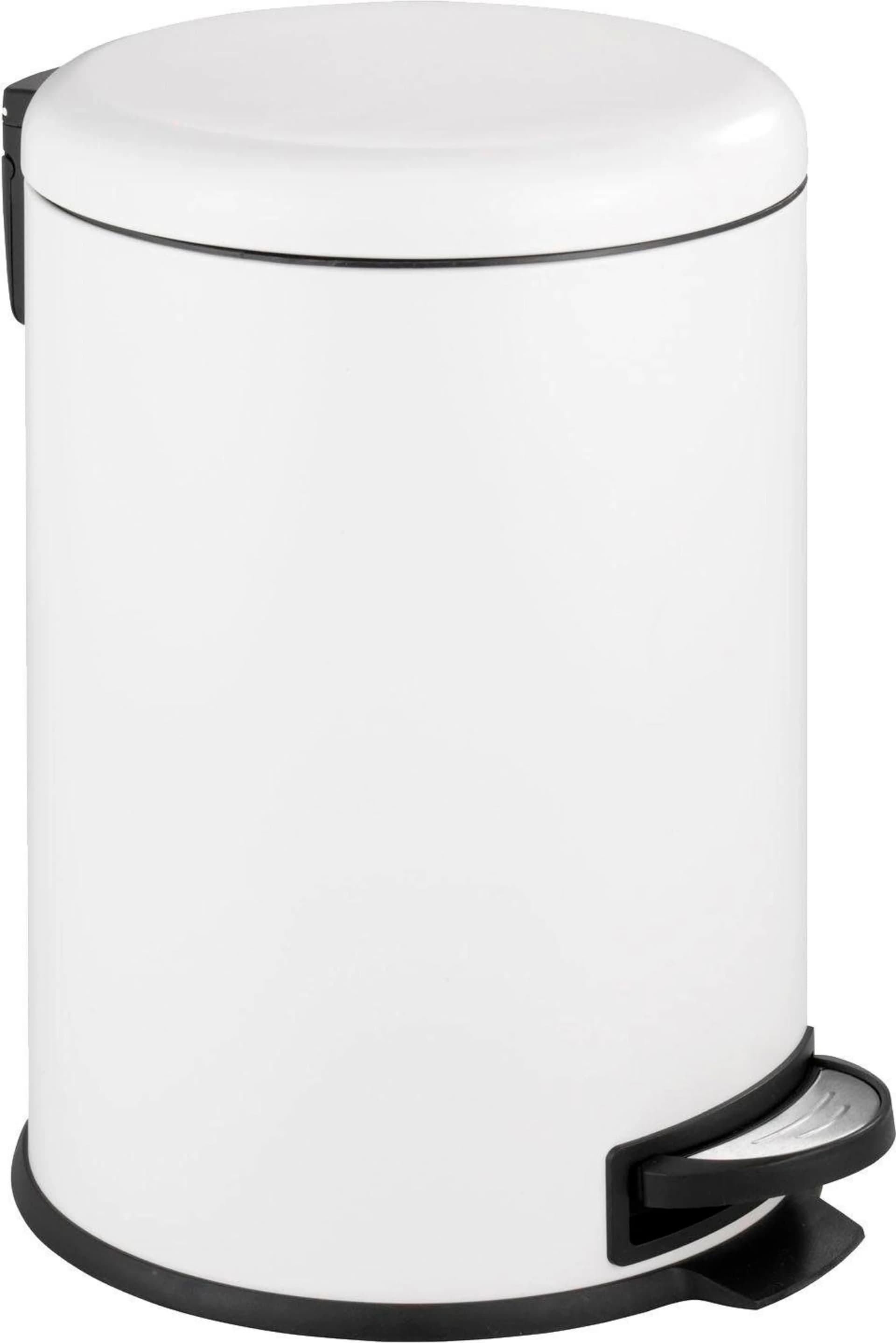 Kosmetikeimer WENKO Leman Weiß Stahl 20 Liter
