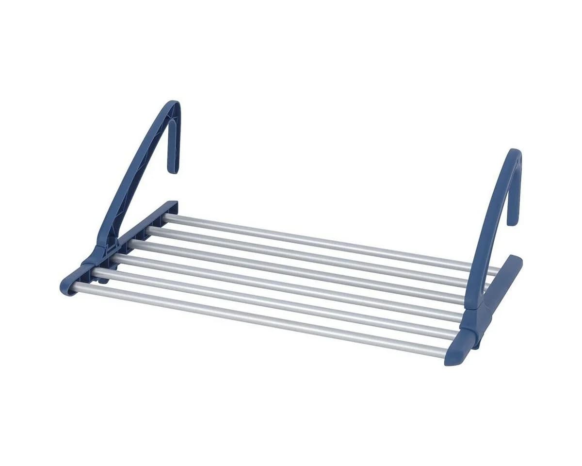 WENKO Heizungs- und Balkonwäschetrockner Alu Blau/Silber - Bild 3