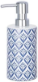 WENKO Seifenspender Lorca Keramik Blau Weiß 360 ml Bild 2