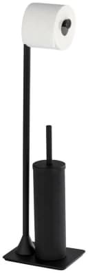 WENKO WC-Garnitur Hella Schwarz Metall Bild 1