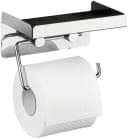 WENKO Toilettenpapierhalter Edelstahl 2in1 Kombination Bild 2