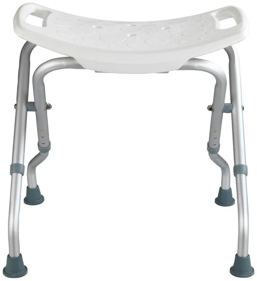 Wenko Badhocker Secura Weiß Aluminium Grau